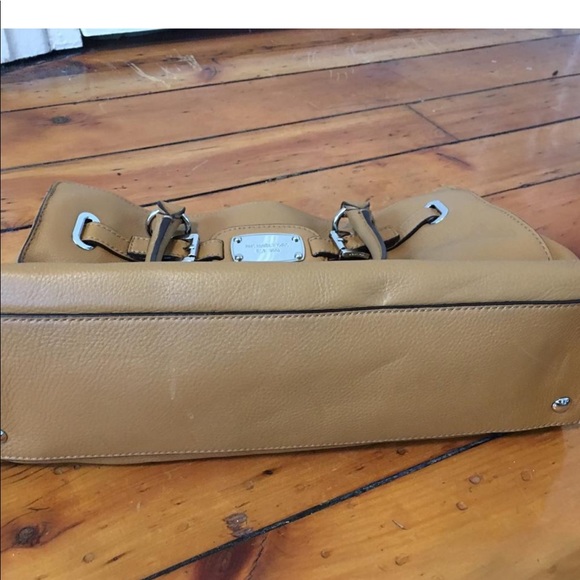 Michael Kors Large Brown Leather Satchel - Picture 7 of 8